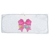 Coquette Senior Class Of 2025 Large Microfiber Waffle Golf Towel