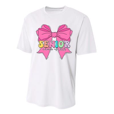 Coquette Senior Class Of 2025 Performance Sprint T-Shirt