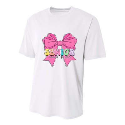 Coquette Senior Class Of 2025 Youth Performance Sprint T-Shirt