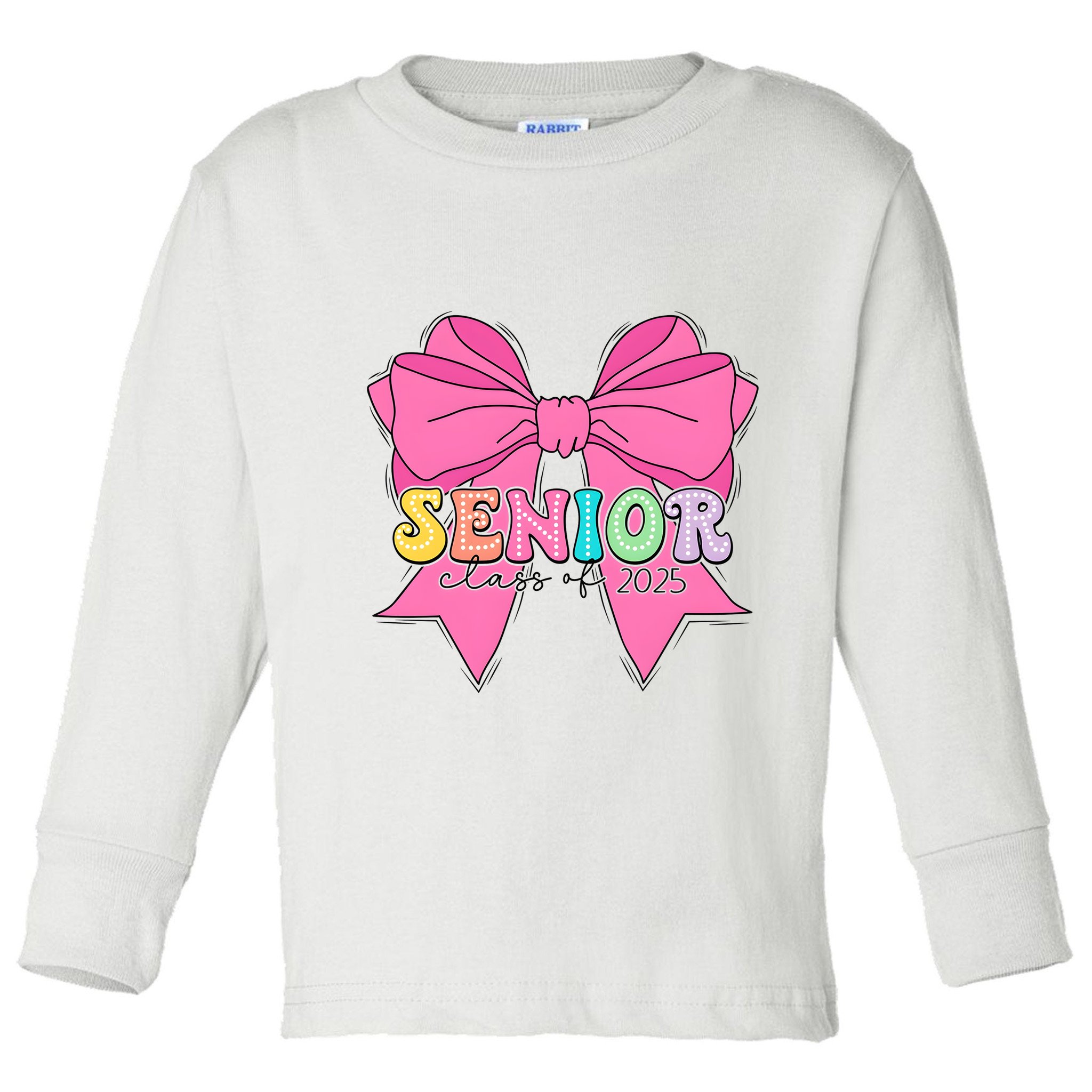 Coquette Senior Class Of 2025 Toddler Long Sleeve Shirt