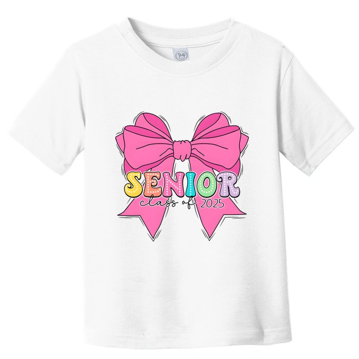 Coquette Senior Class Of 2025 Toddler T-Shirt
