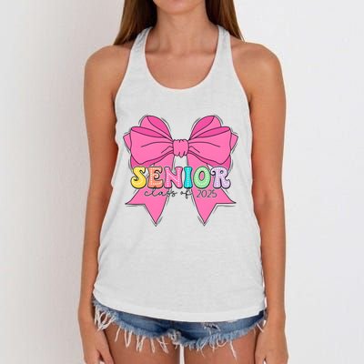 Coquette Senior Class Of 2025 Women's Knotted Racerback Tank