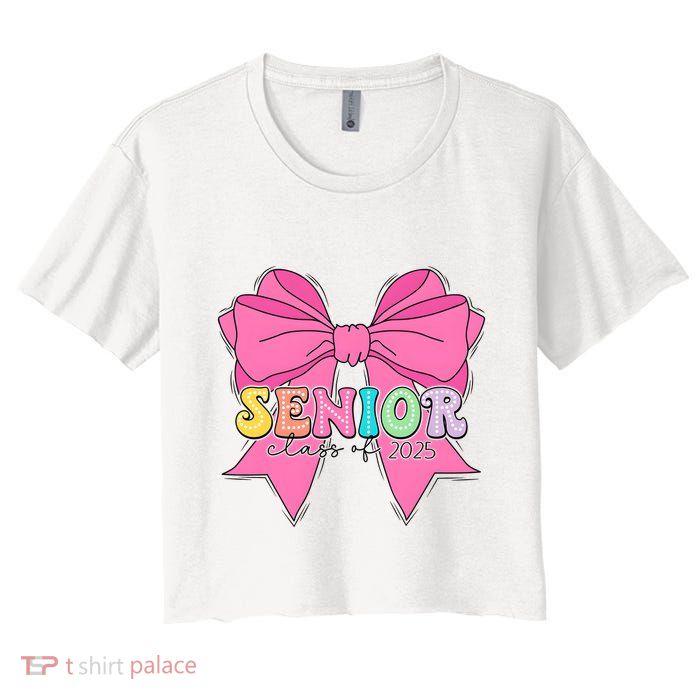 Coquette Senior Class Of 2025 Crop Top