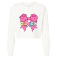 Coquette Senior Class Of 2025 Cropped Pullover Crew