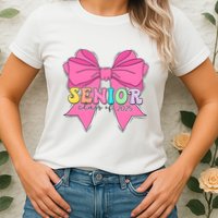 Coquette Senior Class Of 2025 Womens T-Shirt
