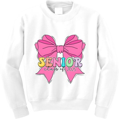 Coquette Senior Class Of 2025 Kids Sweatshirt
