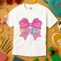 Coquette Senior Class Of 2025 Kids T-Shirt