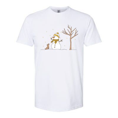 Christmas Snowman Softstyle® CVC T-Shirt