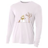 Christmas Snowman Cooling Performance Long Sleeve Crew