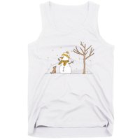 Christmas Snowman Tank Top