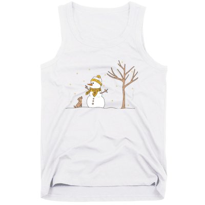 Christmas Snowman Tank Top