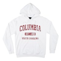 Columbia South Carolina Sc Vintage Athletic Sports Design Hoodie