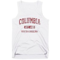 Columbia South Carolina Sc Vintage Athletic Sports Design Tank Top