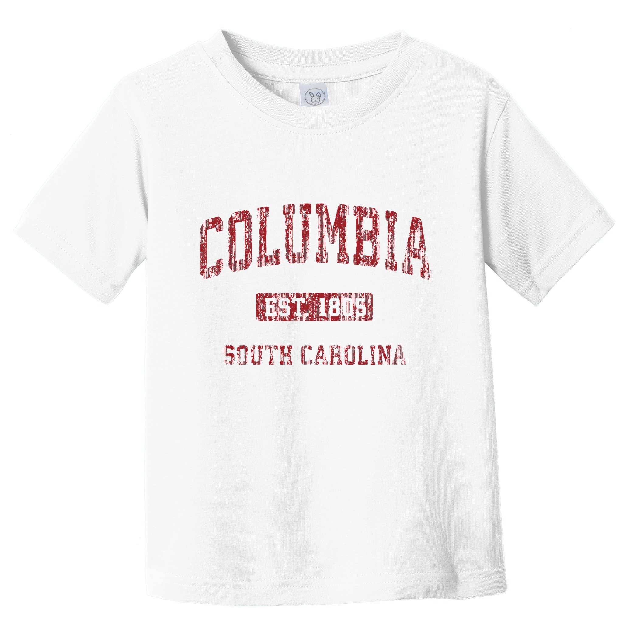 Columbia South Carolina Sc Vintage Athletic Sports Design Toddler T-Shirt