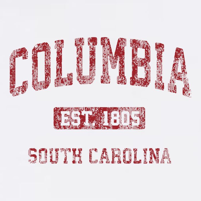 Columbia South Carolina Sc Vintage Athletic Sports Design Toddler T-Shirt