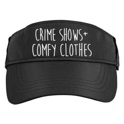 Crime Shows Comfy Clothes Murder Podcasts True Crime Fall Gift Adult Drive Performance Visor