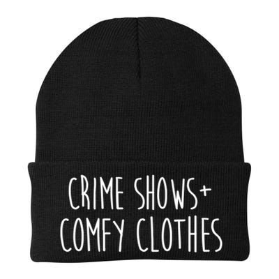 Crime Shows Comfy Clothes Murder Podcasts True Crime Fall Gift Beanie