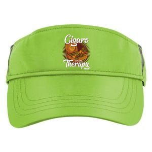 Cigar Smoking Cigars Are My Therapy Smoker Gift Adult Drive Performance Visor