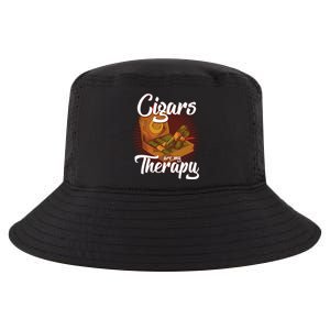 Cigar Smoking Cigars Are My Therapy Smoker Gift Cool Comfort Performance Bucket Hat