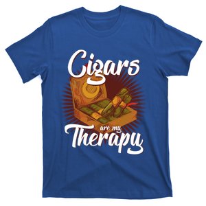 Cigar Smoking Cigars Are My Therapy Smoker Gift T-Shirt