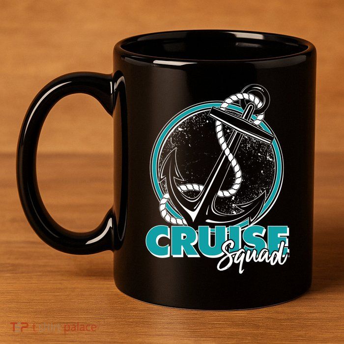 Cruise Squad 11oz C Handle Ceramic Mug
