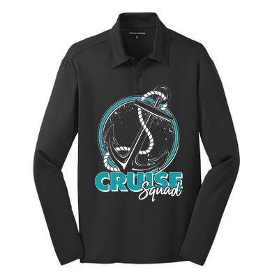 Cruise Squad Silk Touch Performance Long Sleeve Polo