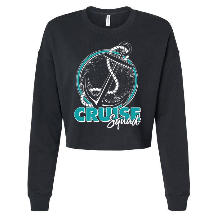 Cruise Squad Cropped Pullover Crew