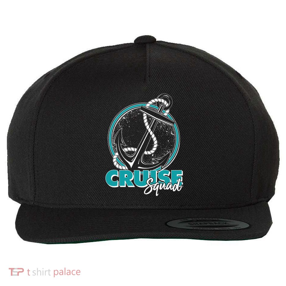 Cruise Squad Wool Snapback Cap