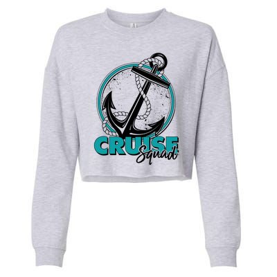 Cruise Squad Cropped Pullover Crew