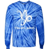 Cool Saying Capricorn Horoscope Zodiac Sign Esotericism Gift Tie-Dye Long Sleeve Shirt