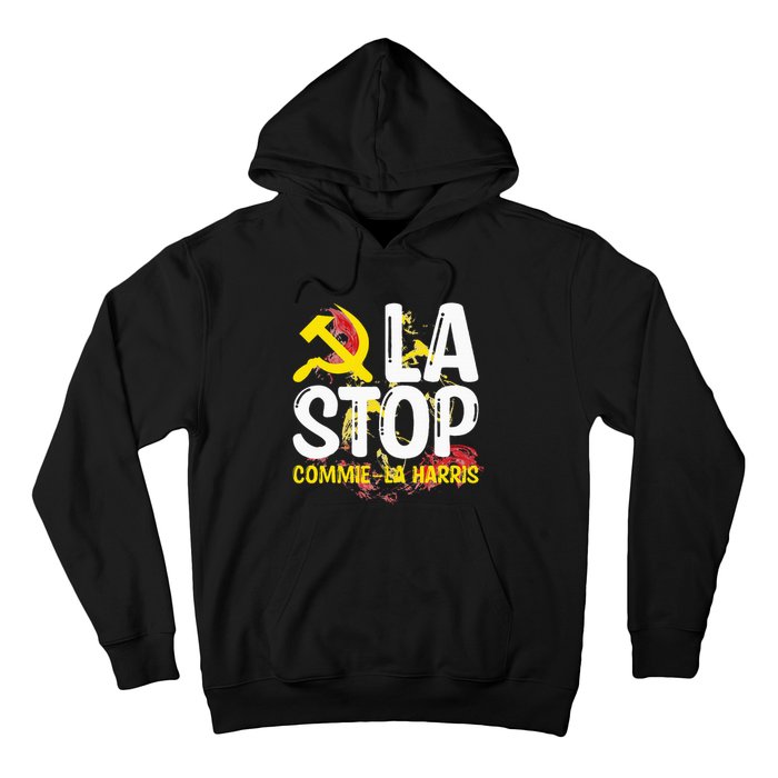 Commiela Stop Commiela Harris Stop Kamala Trump 2024 Hoodie