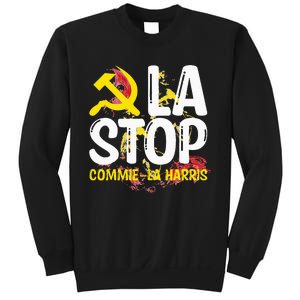 Commiela Stop Commiela Harris Stop Kamala Trump 2024 Sweatshirt