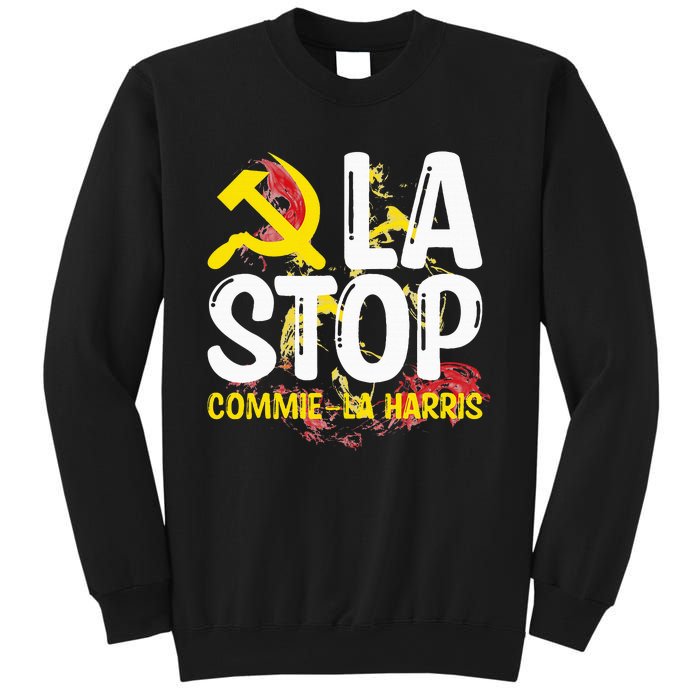 Commiela Stop Commiela Harris Stop Kamala Trump 2024 Sweatshirt