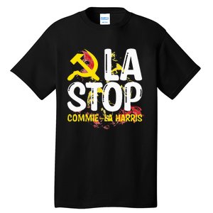 Commiela Stop Commiela Harris Stop Kamala Trump 2024 Tall T-Shirt