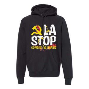 Commiela Stop Commiela Harris Stop Kamala Trump 2024 Premium Hoodie