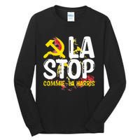 Commiela Stop Commiela Harris Stop Kamala Trump 2024 Tall Long Sleeve T-Shirt