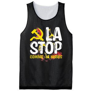 Commiela Stop Commiela Harris Stop Kamala Trump 2024 Mesh Reversible Basketball Jersey Tank