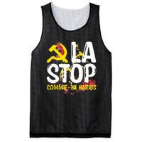 Commiela Stop Commiela Harris Stop Kamala Trump 2024 Mesh Reversible Basketball Jersey Tank