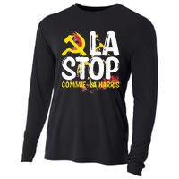 Commiela Stop Commiela Harris Stop Kamala Trump 2024 Cooling Performance Long Sleeve Crew