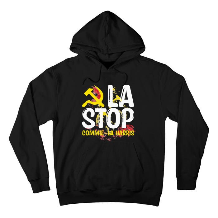 Commiela Stop Commiela Harris Stop Kamala Trump 2024 Tall Hoodie