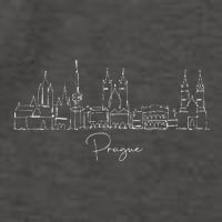 City Skyline Czech Republic Prague Vector Backpack