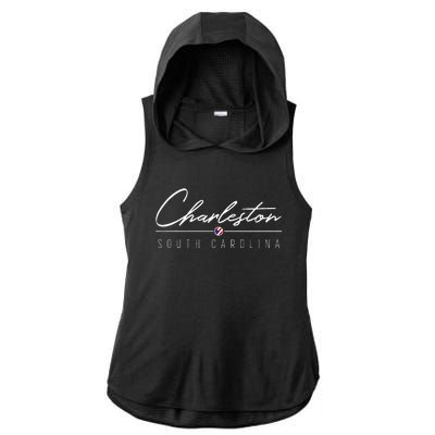 Charleston Sc Ladies PosiCharge Tri-Blend Wicking Draft Hoodie Tank