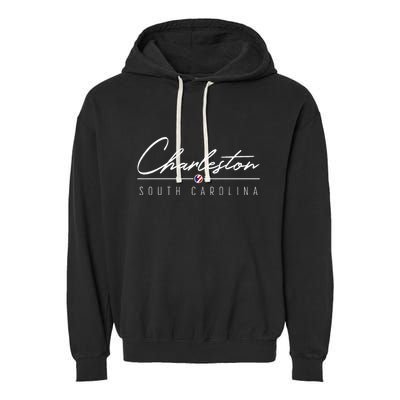 Charleston Sc Garment-Dyed Fleece Hoodie