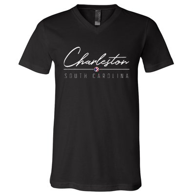 Charleston Sc V-Neck T-Shirt