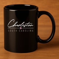 Charleston Sc 11oz C Handle Ceramic Mug