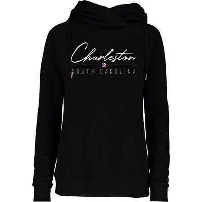 Charleston Sc Womens Funnel Neck Pullover Hood