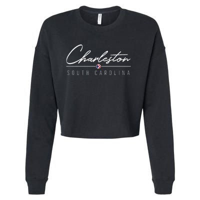 Charleston Sc Cropped Pullover Crew