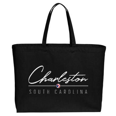 Charleston Sc Cotton Canvas Jumbo Tote