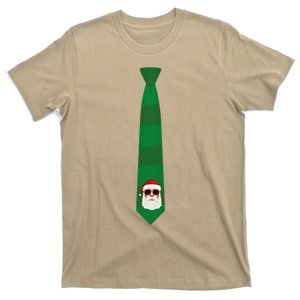 Cool Santa Christmas Tie Necktie Funny Dress Xmas Graphic T-Shirt