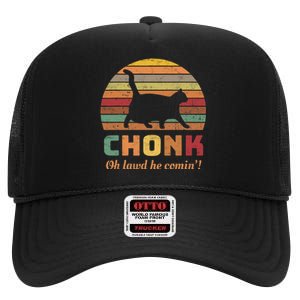 Chonk Scale Cat Chonk Cat High Crown Mesh Back Trucker Hat